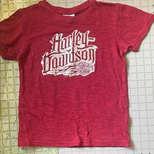 Harley-Davidson Kids Red Graphic Tee